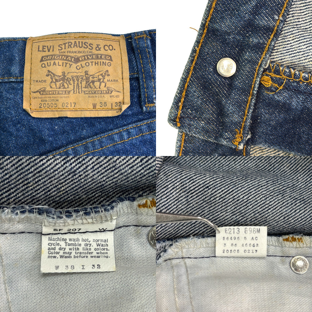 80s Levi's 20505-0217 Denim Pants
