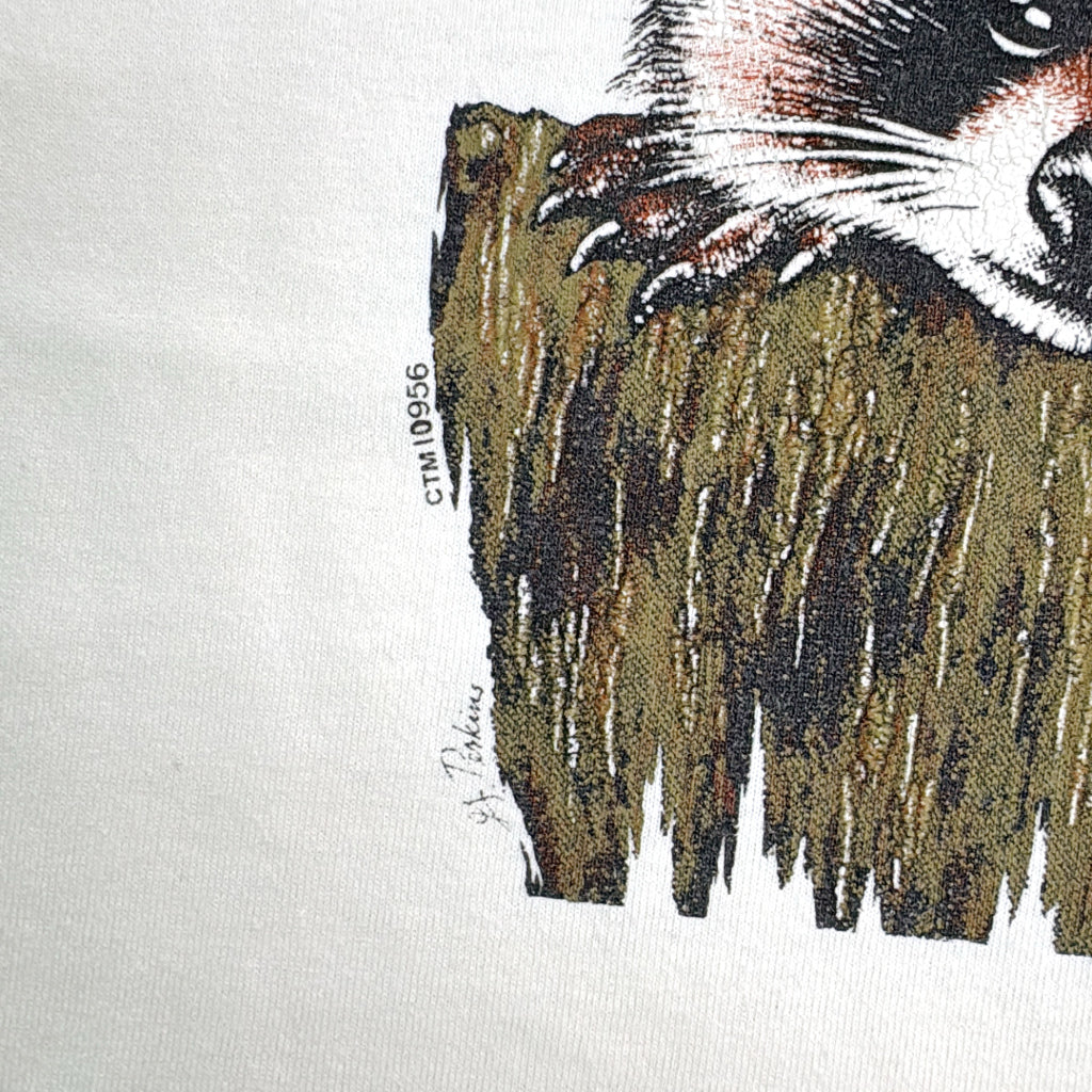 90s FRUIT OF THE LOOM Animal T-Shirt