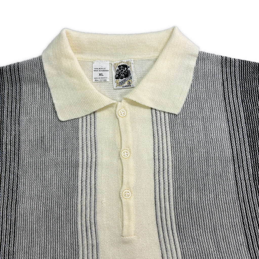 80s KENNINGTON ケニントン Knit Polo Shirt