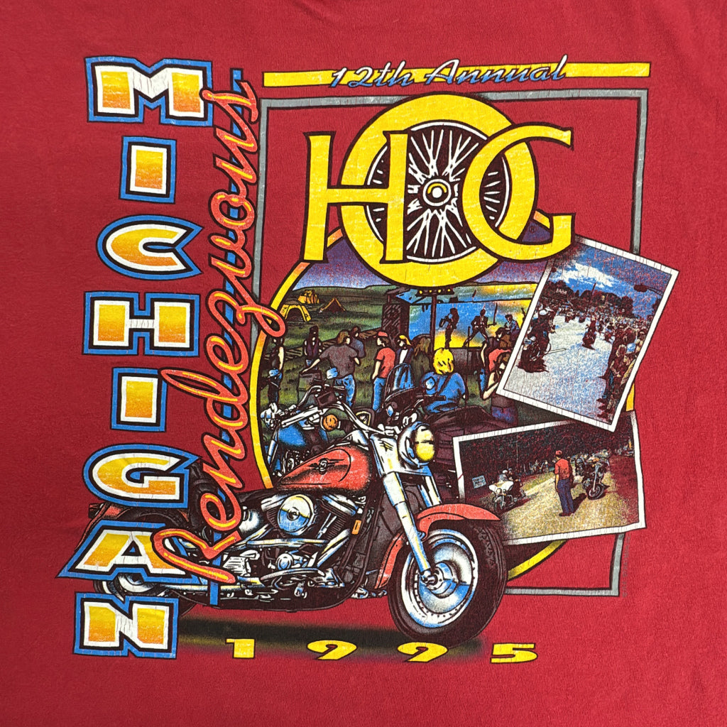 90s HARLEY DAVIDSON Motorcycle T-Shirt