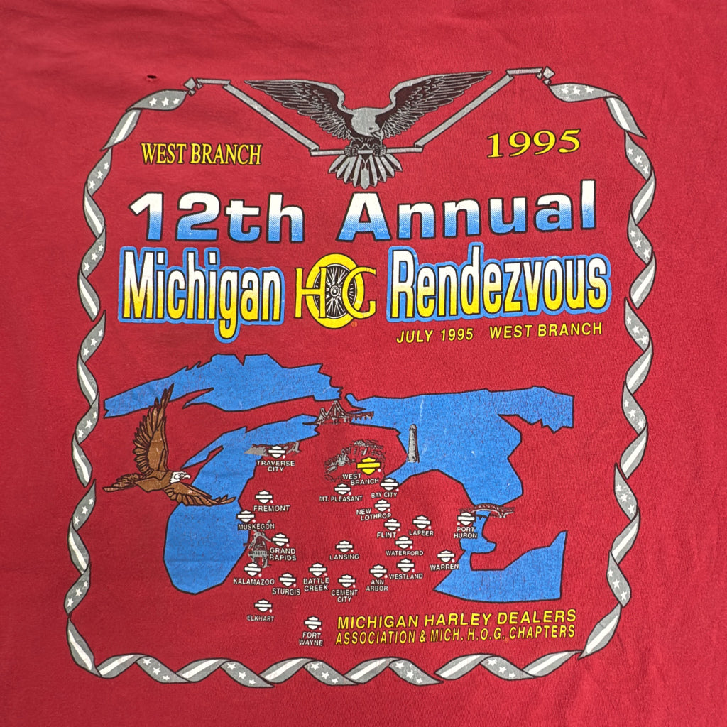 90s HARLEY DAVIDSON Motorcycle T-Shirt