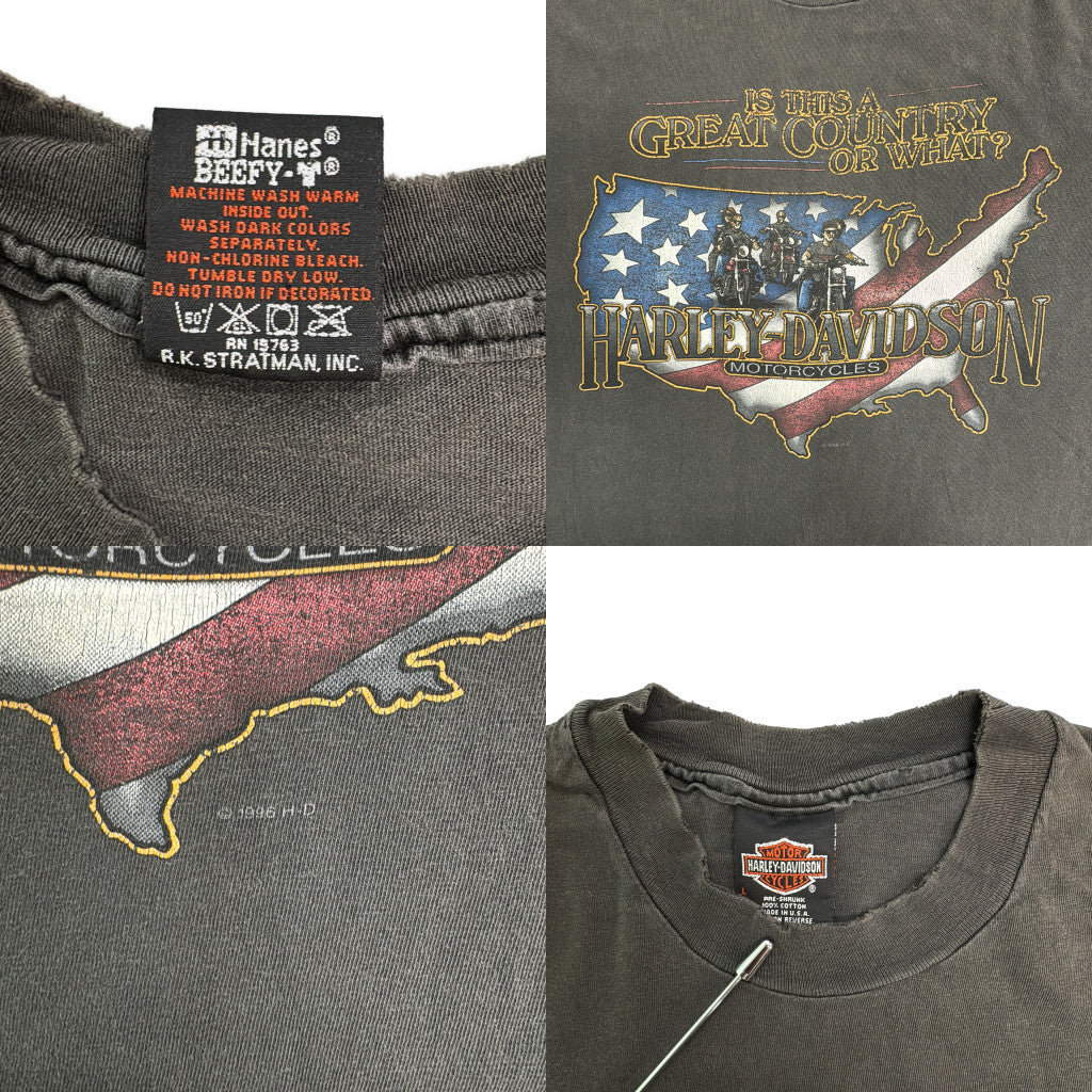 90s HARLEY DAVIDSON Motorcycle T-Shirt