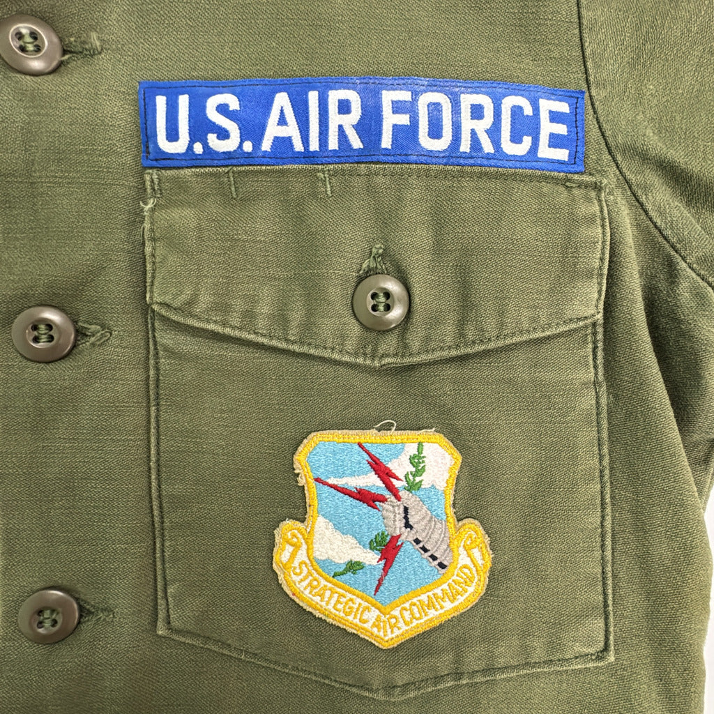 70s U.S.AIRFORCE Utility Shirt Military Shirt