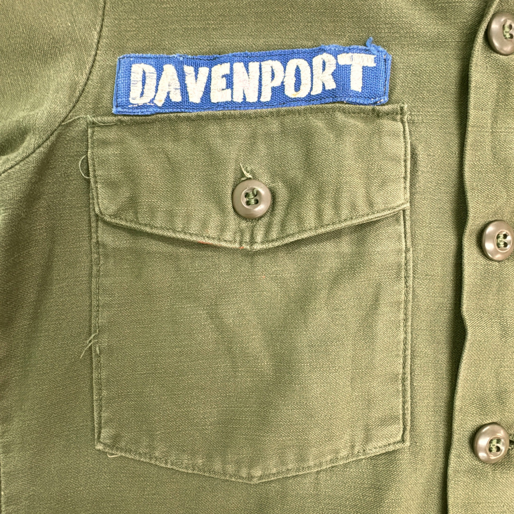 70s U.S.AIRFORCE Utility Shirt Military Shirt