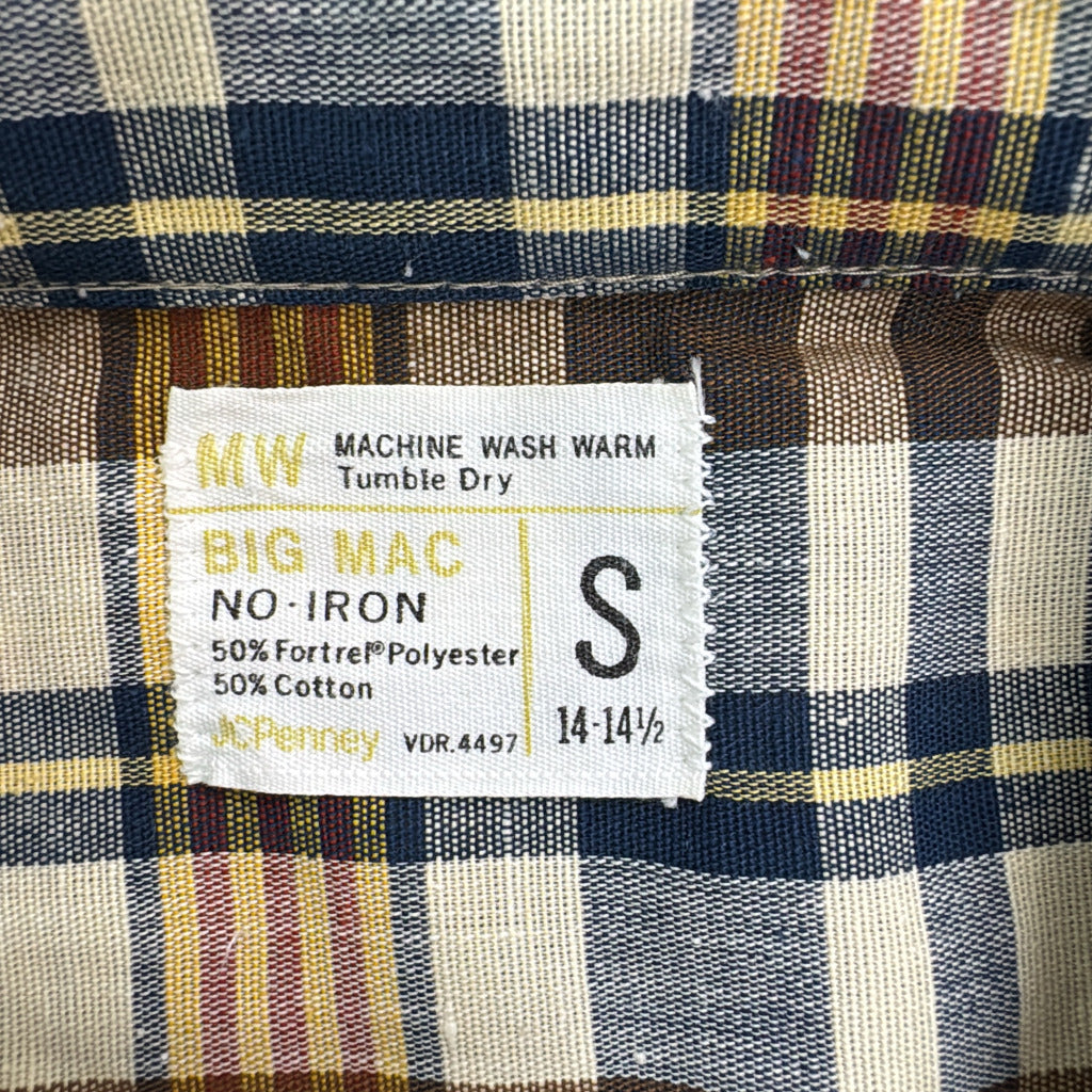 70s BIG MAC Check Shirt