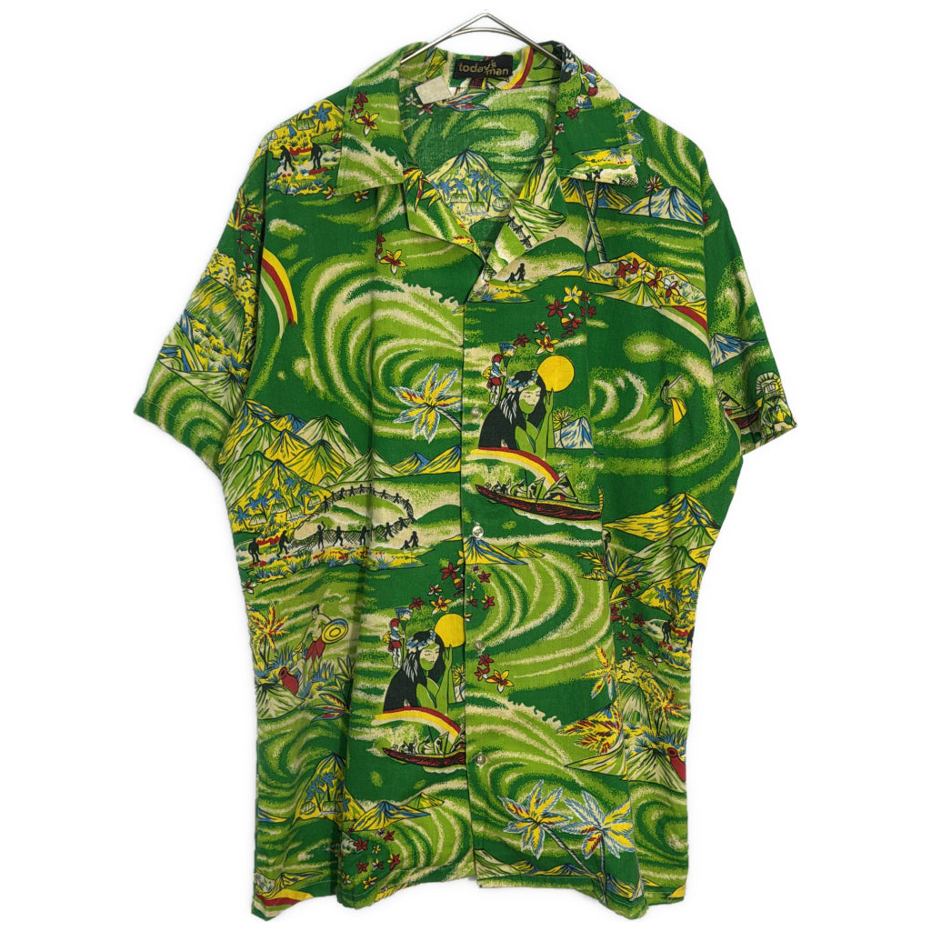 80s today's man Aloha Shirt