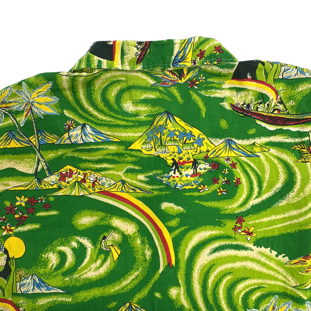 80s today's man Aloha Shirt