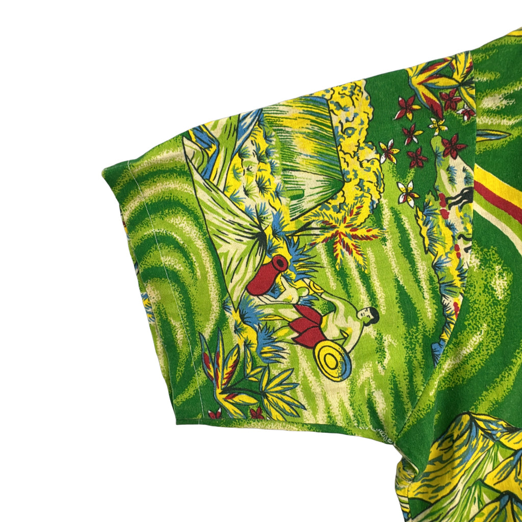 80s today's man Aloha Shirt