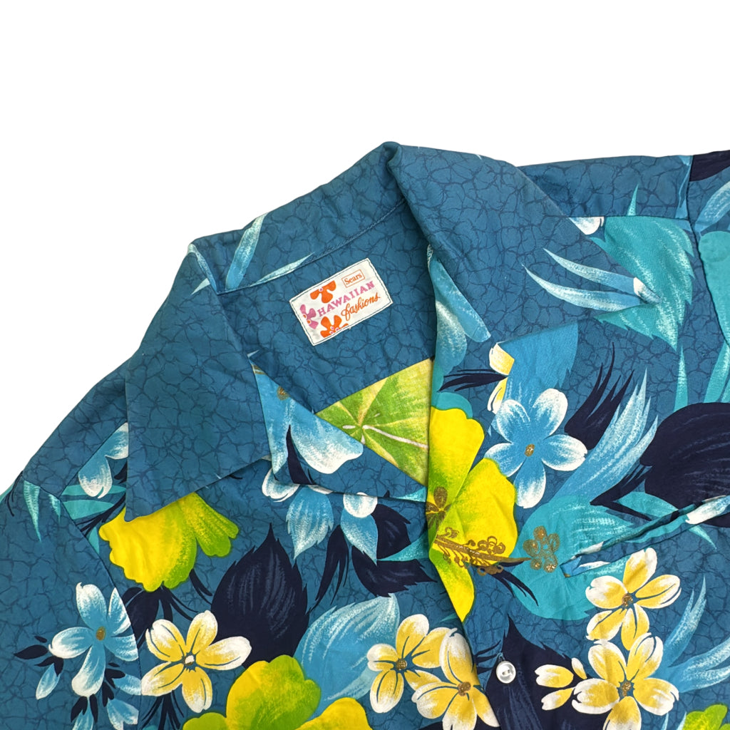 70s Sears Hawaiian Fashions Aloha Shirt