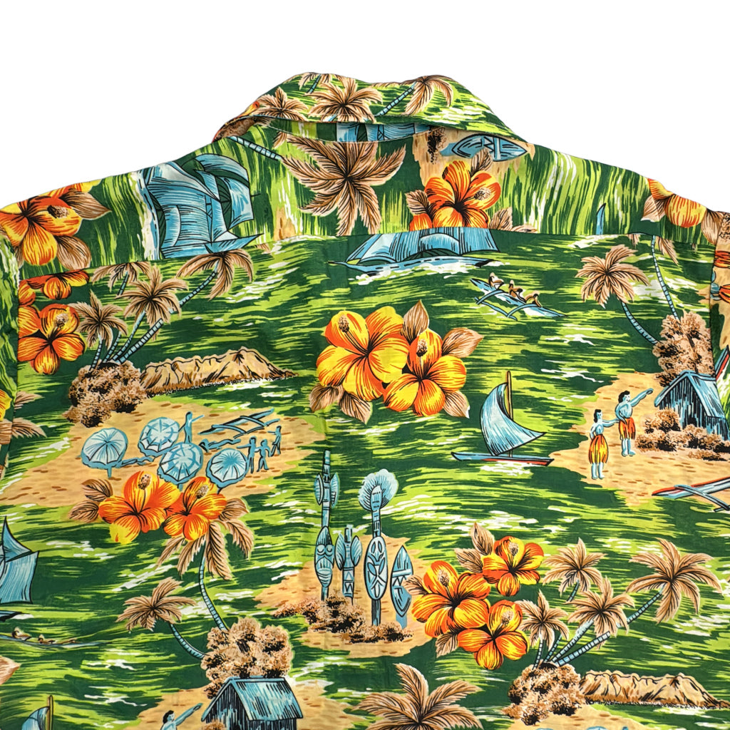 70s ALOHA National Shirt Shops Aloha Shirt