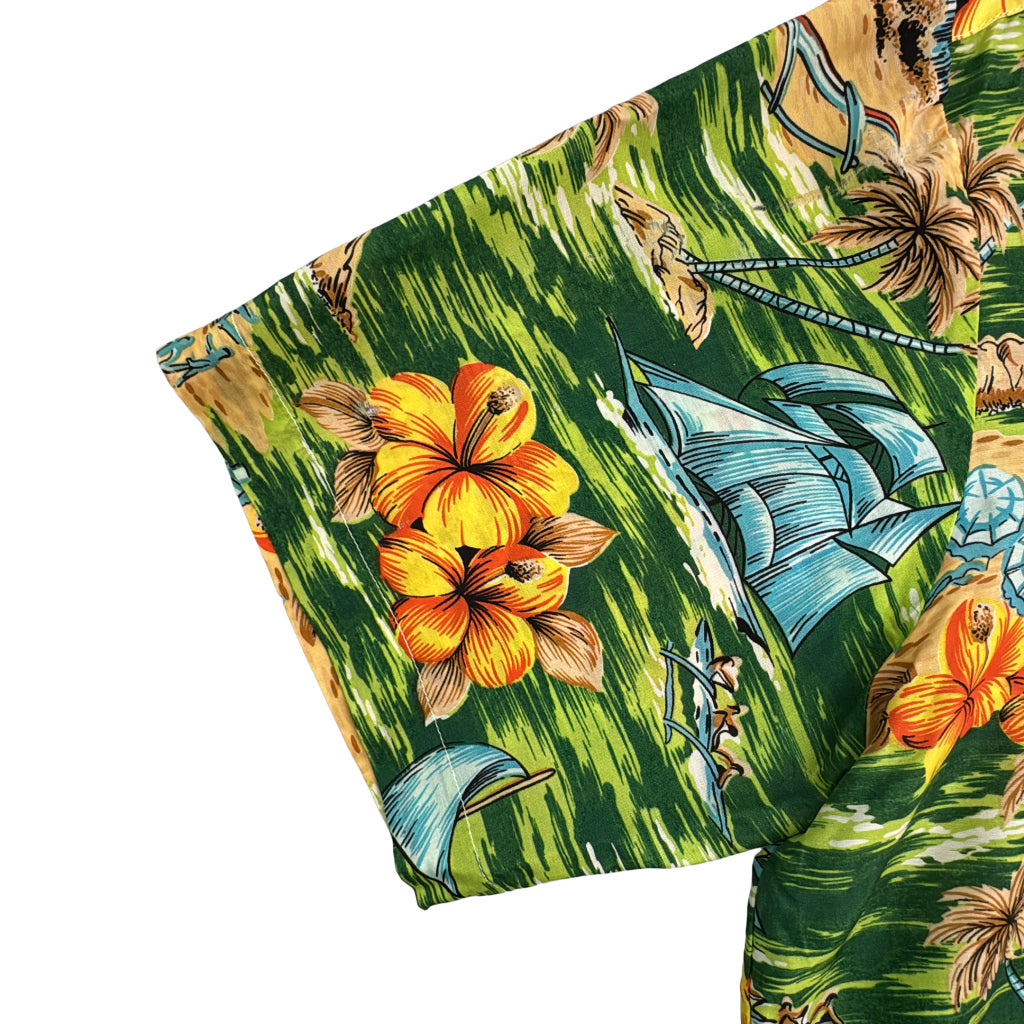 70s ALOHA National Shirt Shops Aloha Shirt