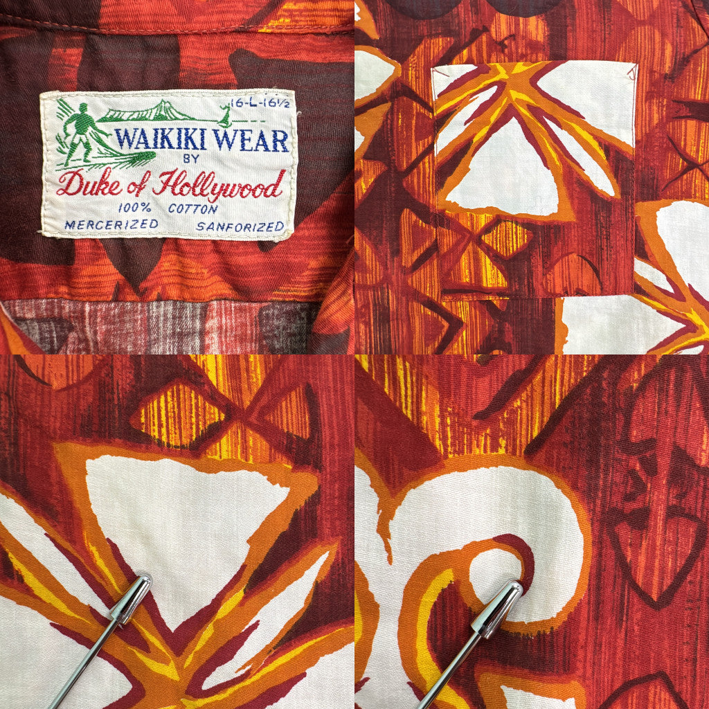 70s WAIKIKI WEAR Aloha Shirt