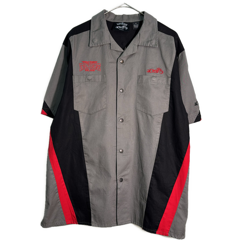 RIDERDIE Clothing Open Collar Shirt