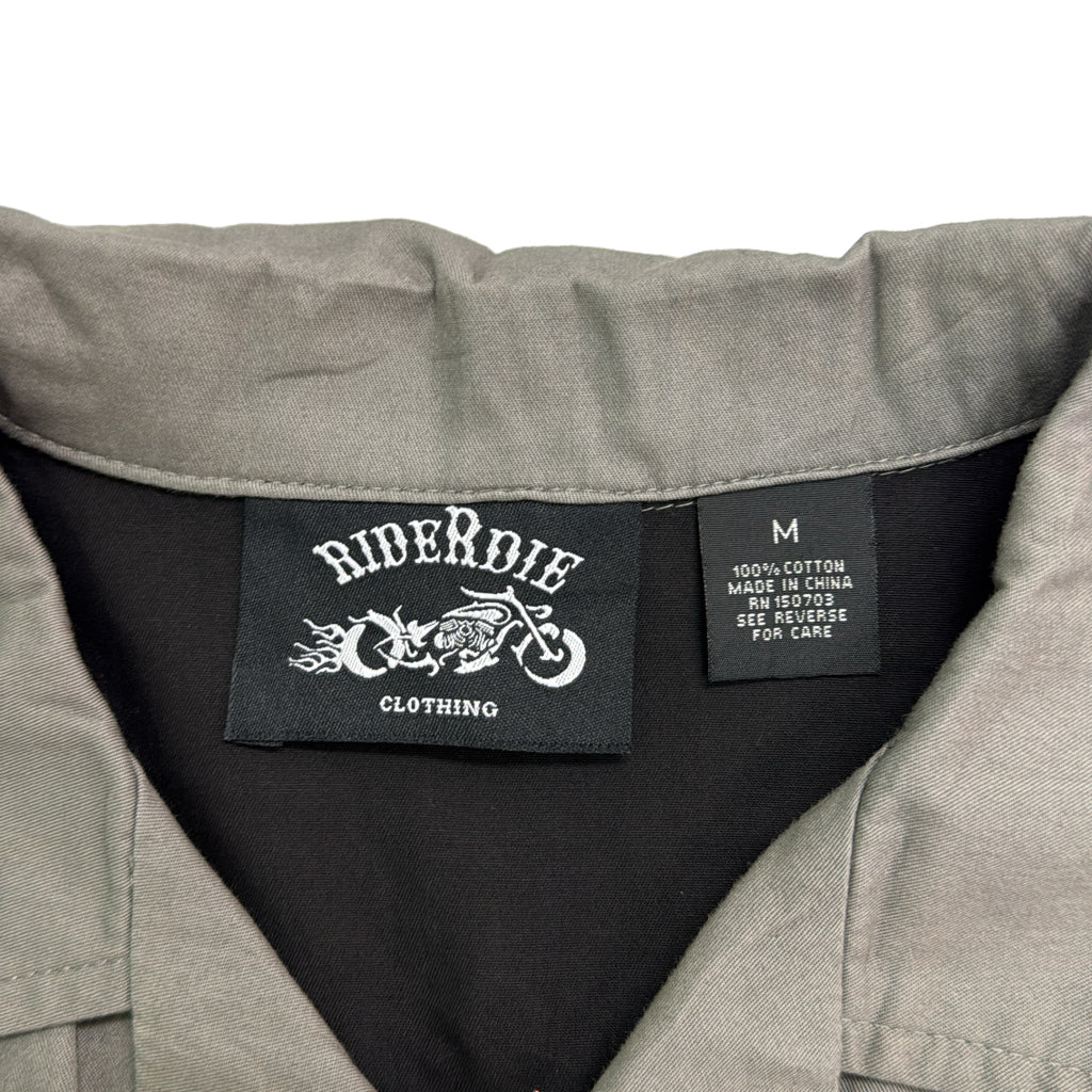 RIDERDIE Clothing Open Collar Shirt