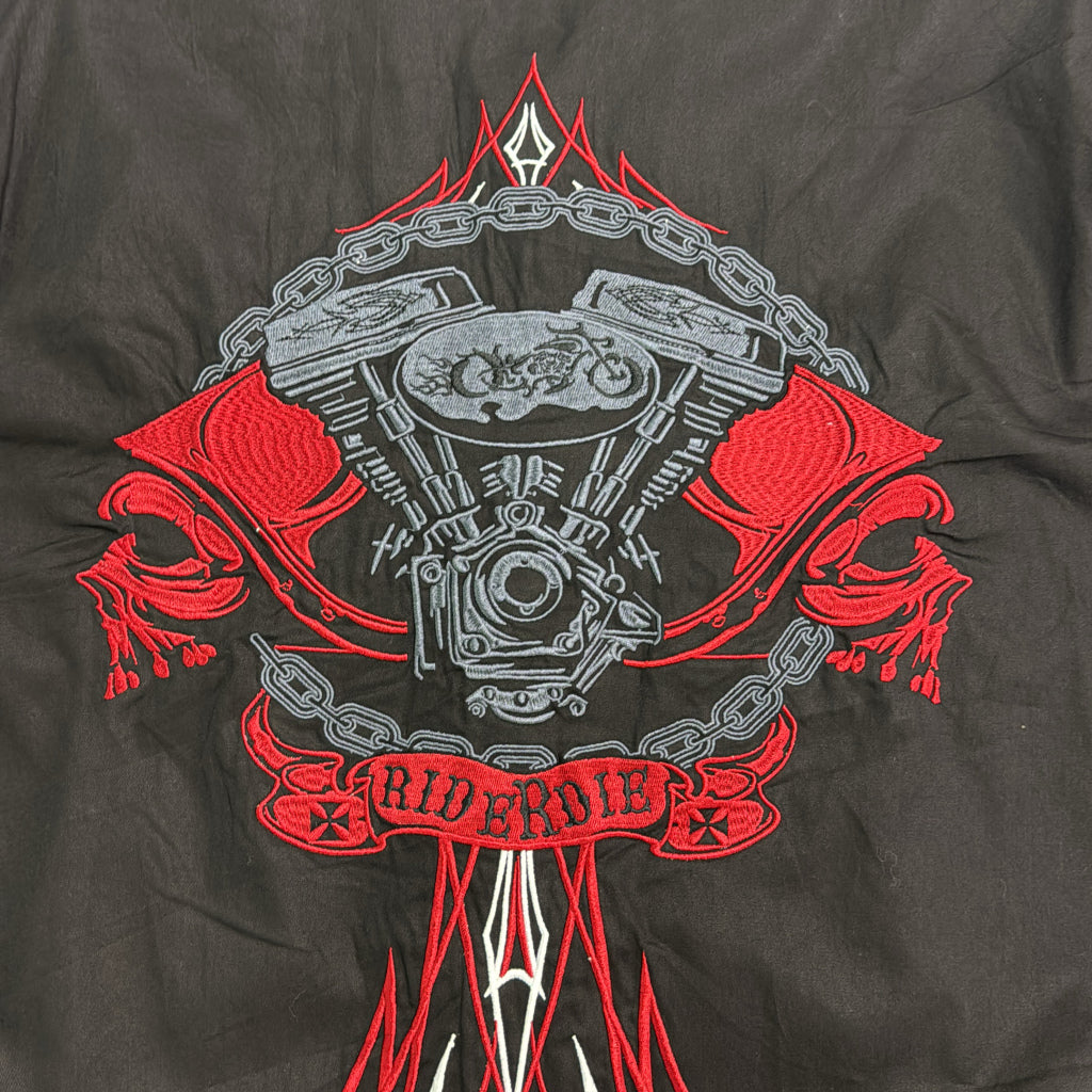 RIDERDIE Clothing Open Collar Shirt