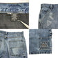 MARITHE + FRANCOIS GIRBAUD Denim Painter Denim Shorts