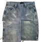MARITHE + FRANCOIS GIRBAUD Denim Painter Denim Shorts