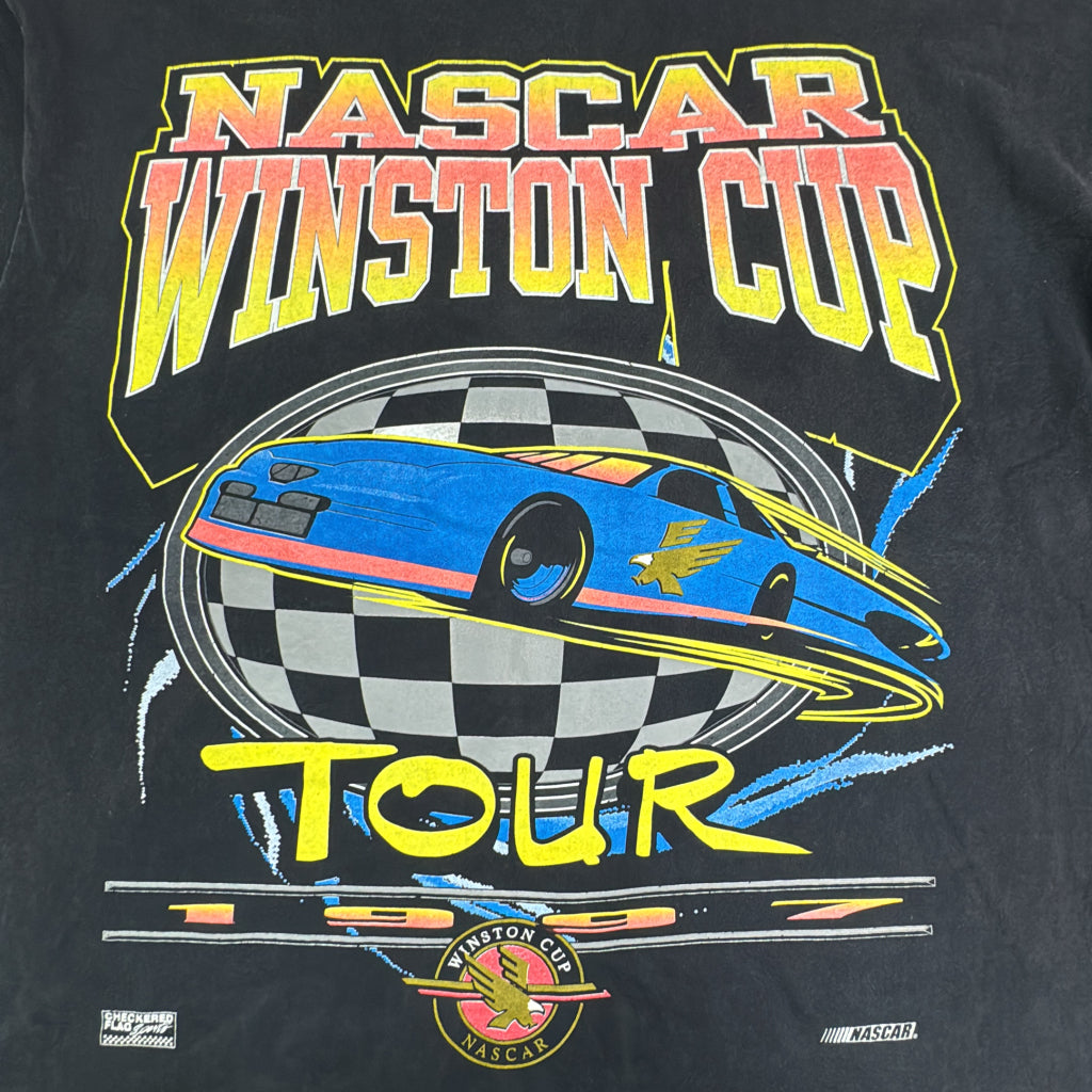 90s TULTEX Motorcycle T-Shirt