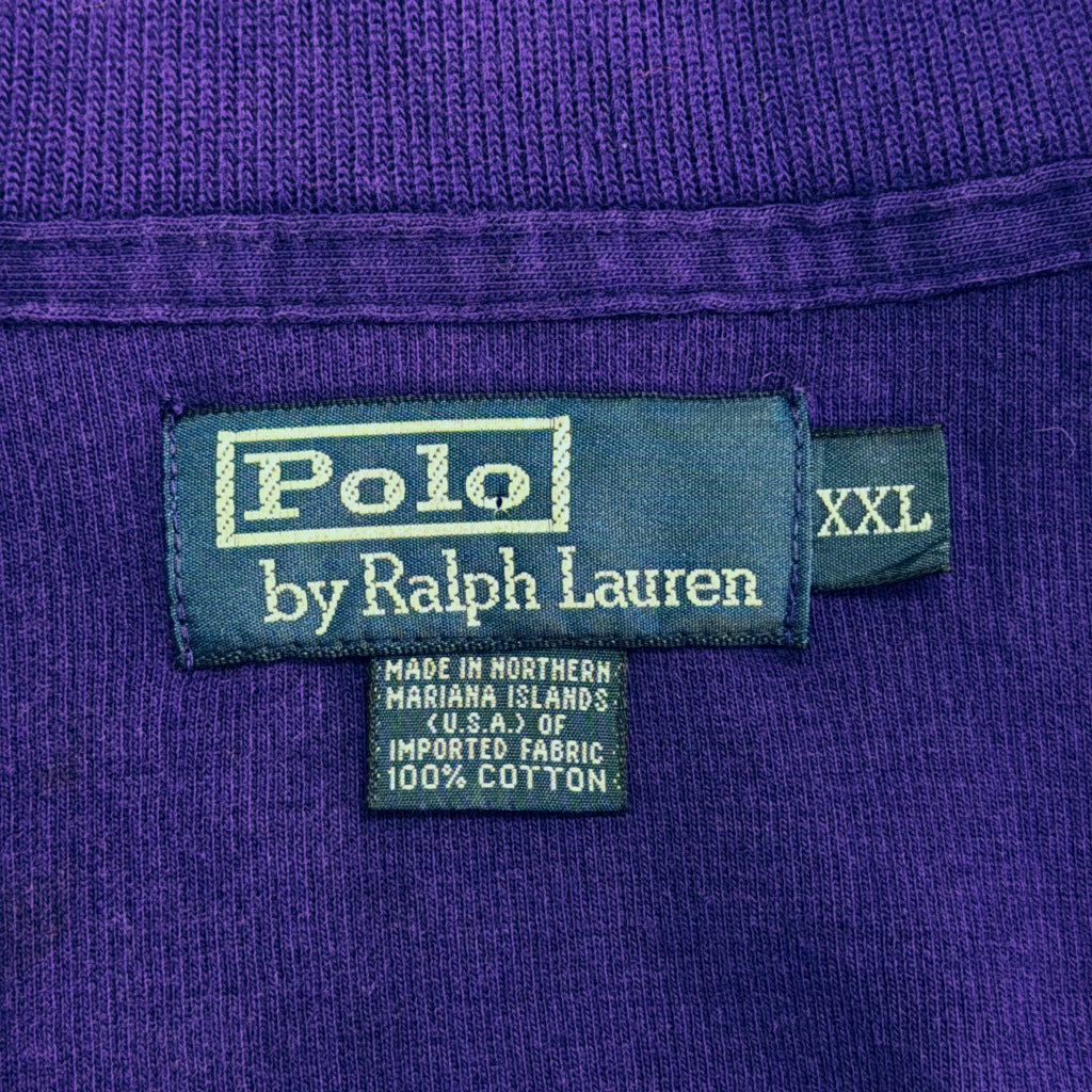 90s Polo by Ralph Lauren Half Zip Cotton Sweater Half Zip Sweater