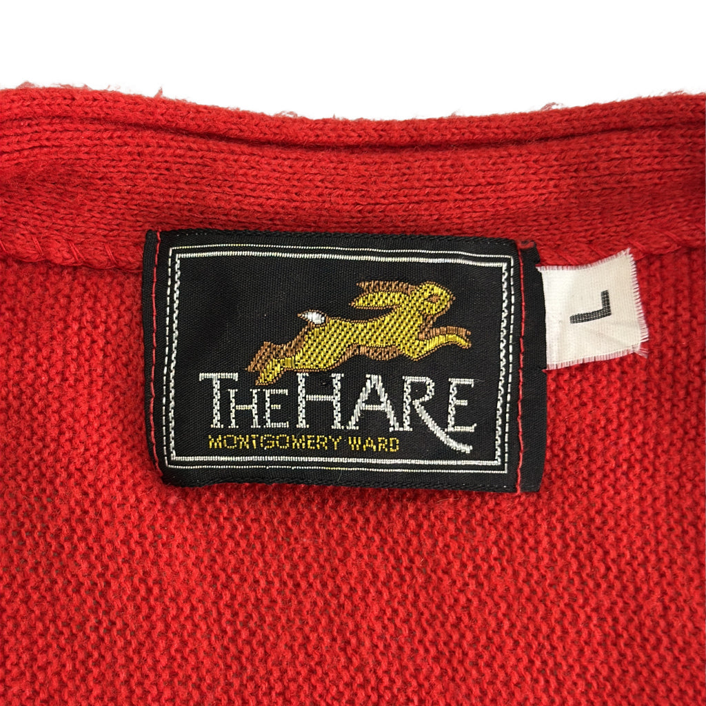 70s MONTGOMERY WARD THE HARE Cardigan