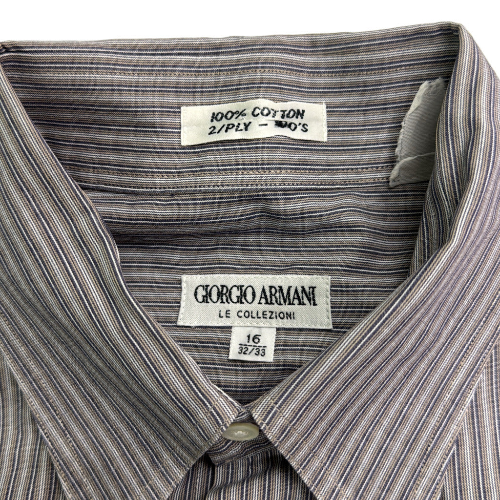90s GIORGIO ARMANI Stripe Shirt