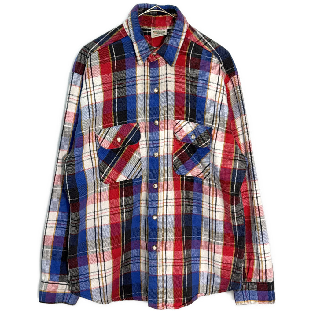 90s FIVE BROTHER Flannel Shirt
