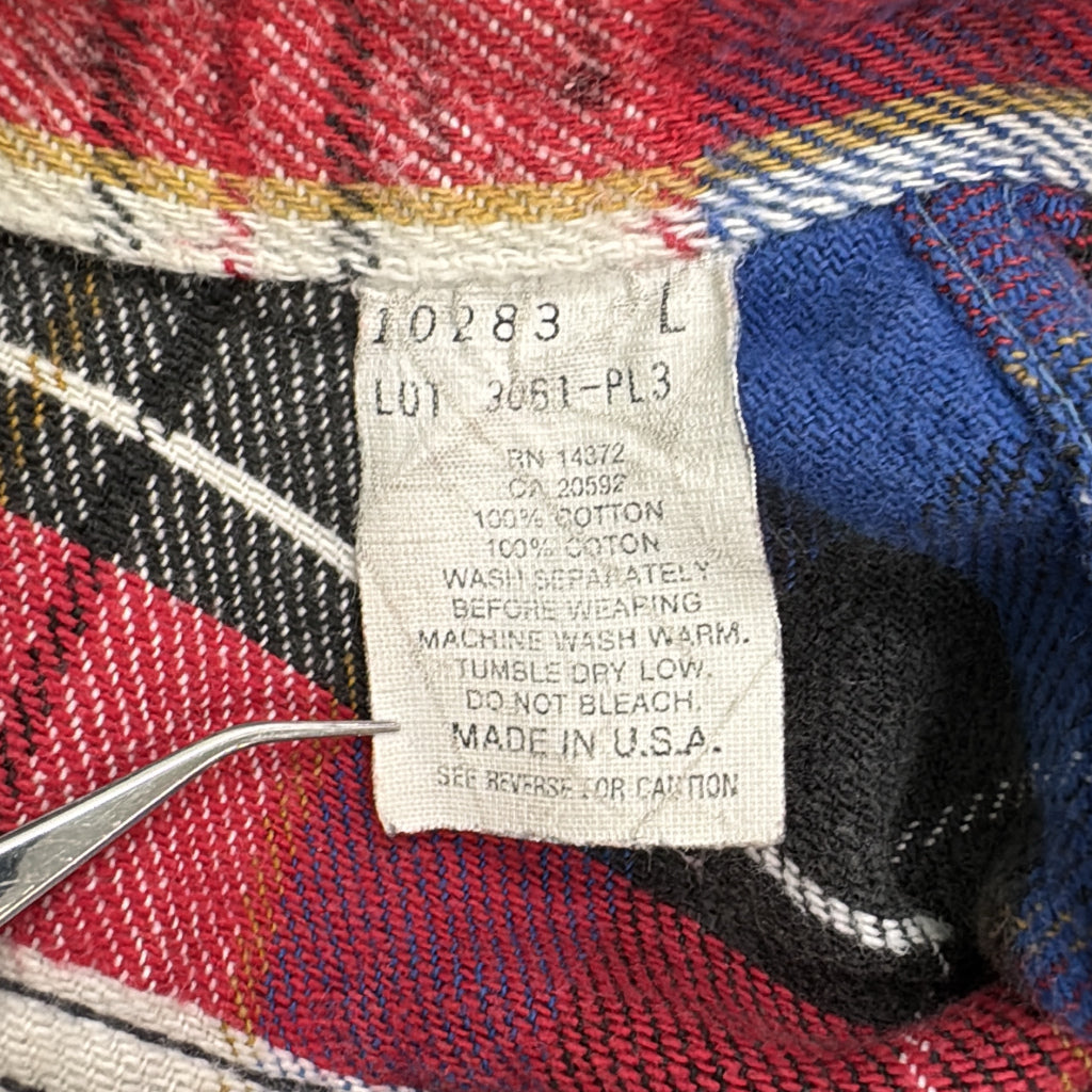 90s FIVE BROTHER Flannel Shirt