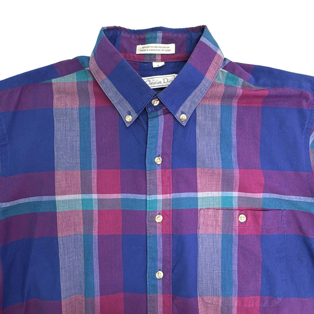 90s Christian Dior Check Shirt