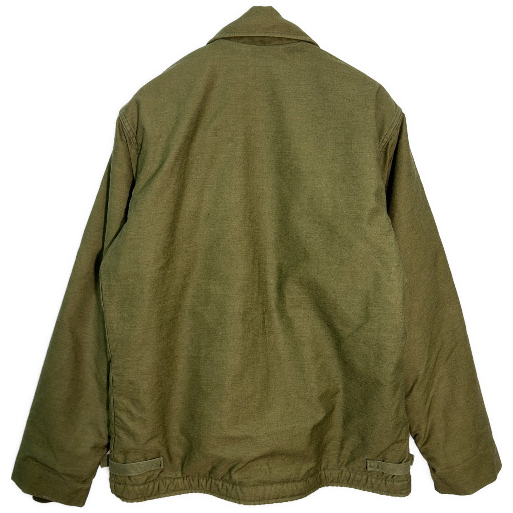 80s U.S. NAVY A-2 Deck Jacket Military Jacket