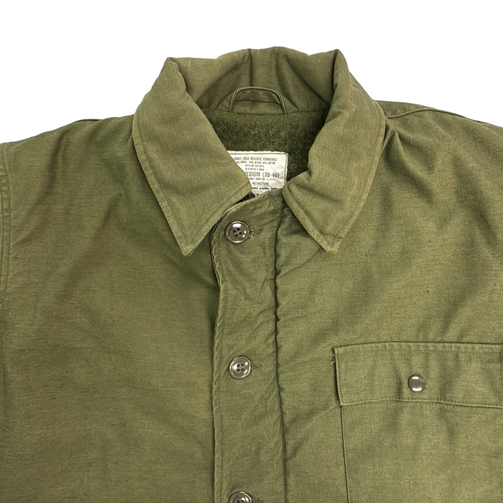 80s U.S. NAVY A-2 Deck Jacket Military Jacket