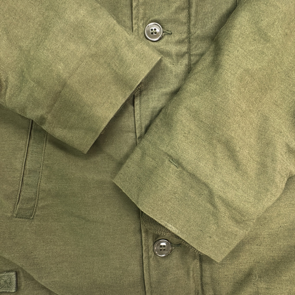 80s U.S. NAVY A-2 Deck Jacket Military Jacket