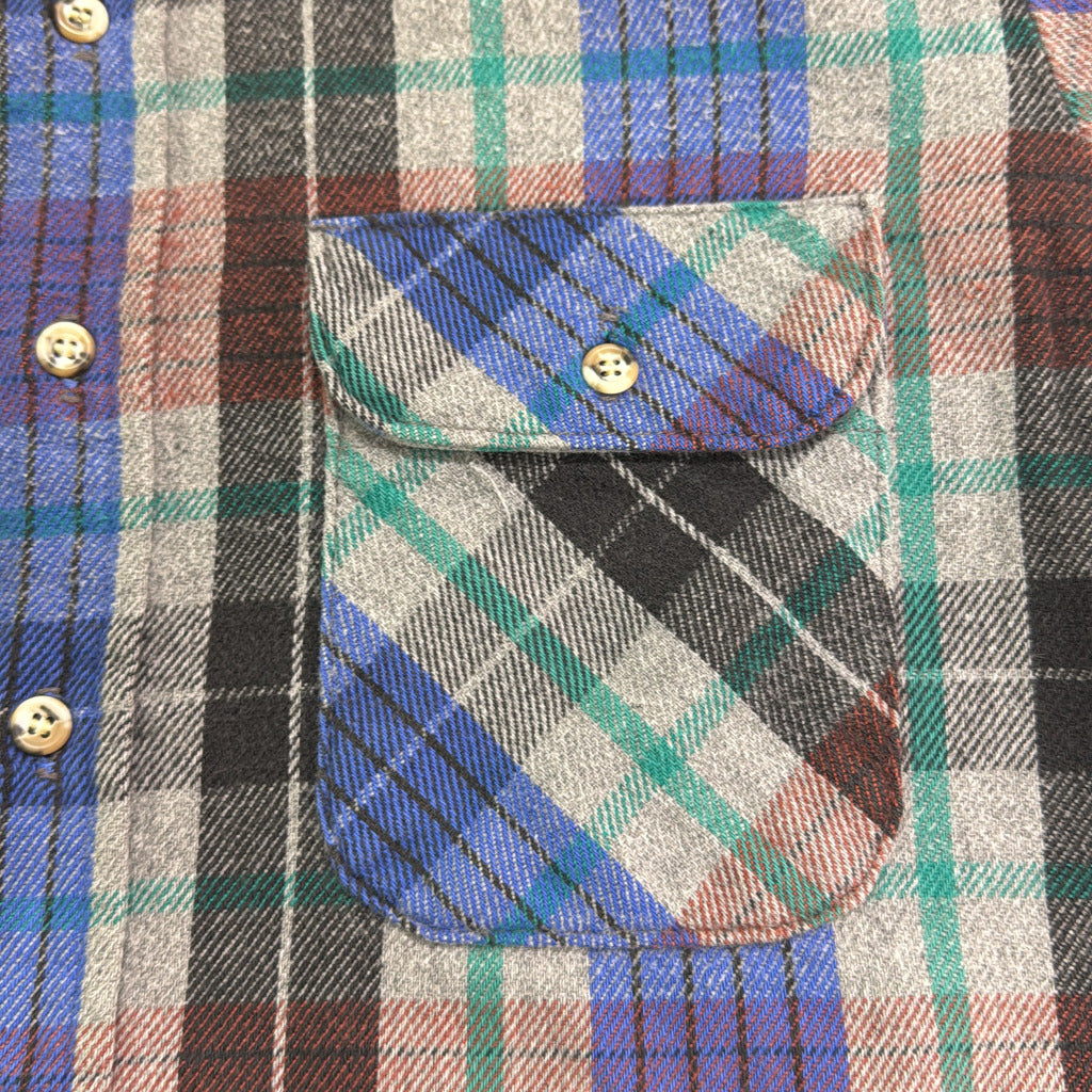 90s FIVE BROTHER Flannel Shirt
