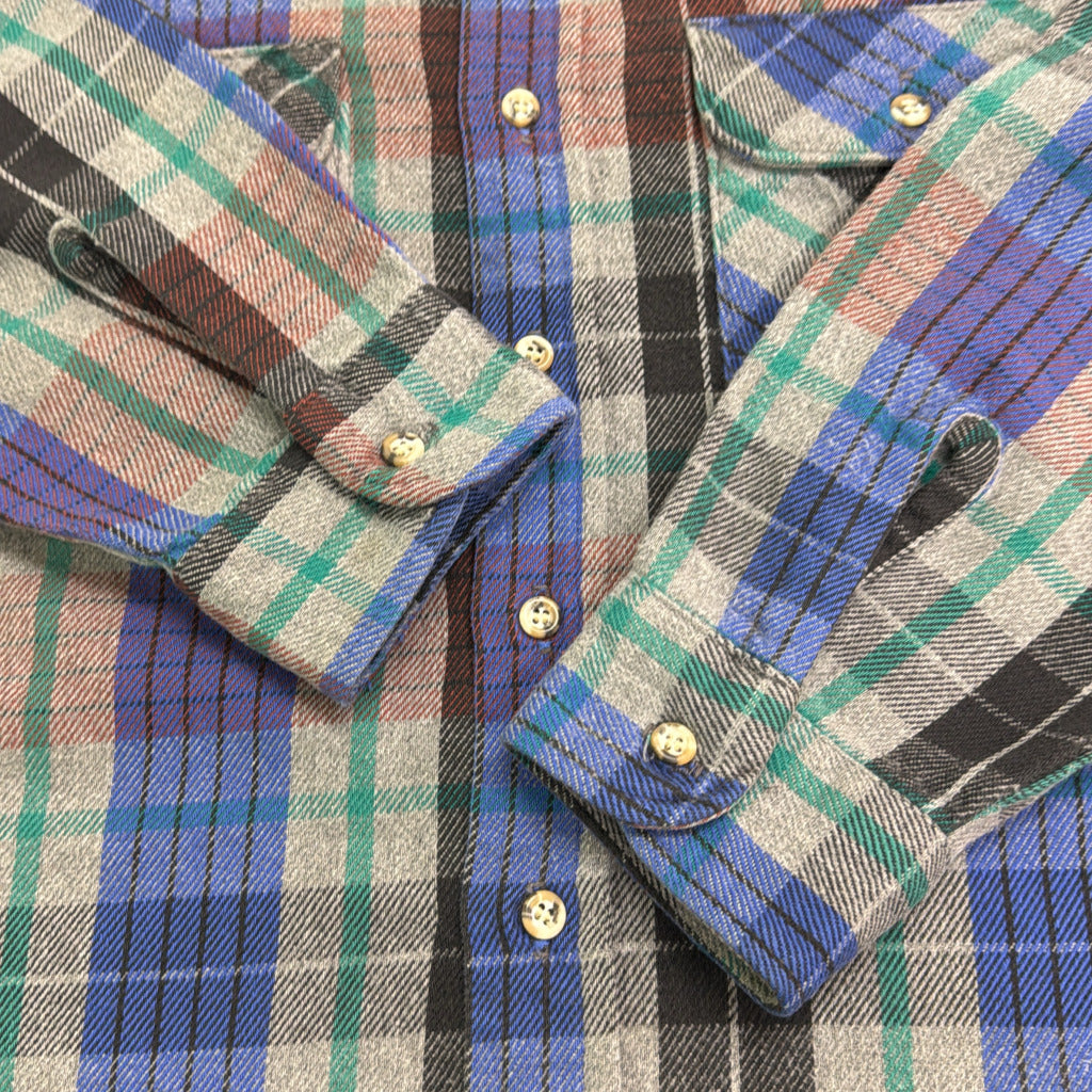 90s FIVE BROTHER Flannel Shirt