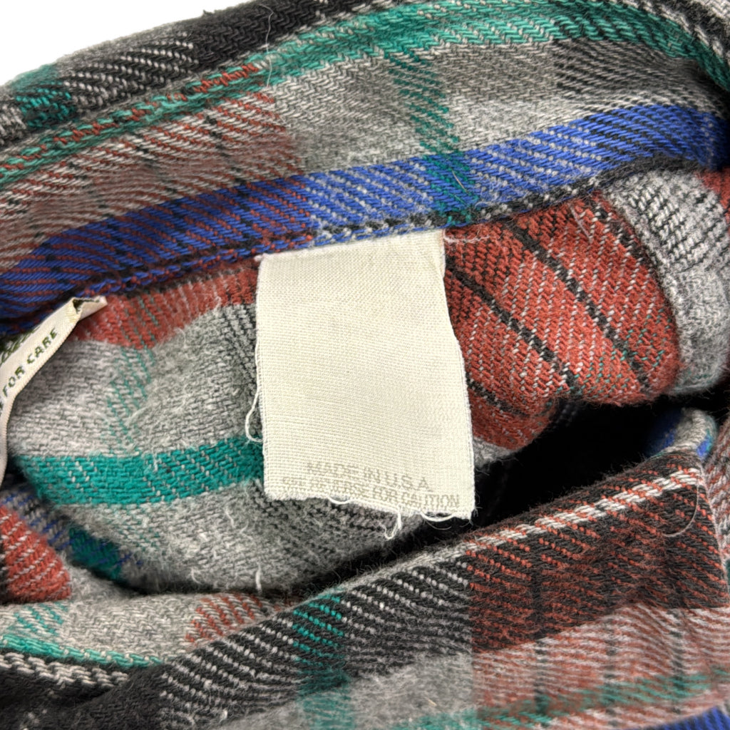 90s FIVE BROTHER Flannel Shirt