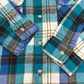 80s FIVE BROTHER Flannel Shirt