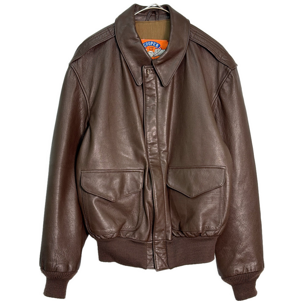 90s Cooper A-2 Flight Jacket Military Jacket