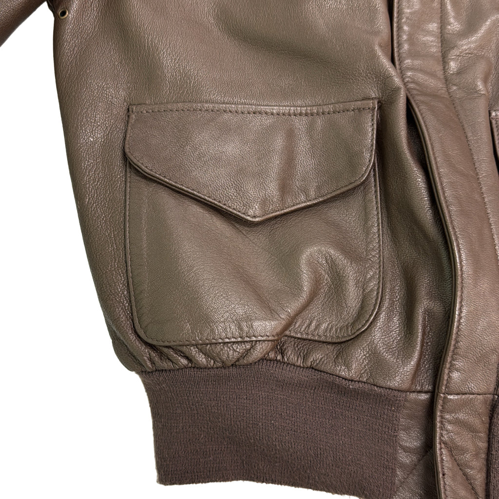 90s Cooper A-2 Flight Jacket Military Jacket