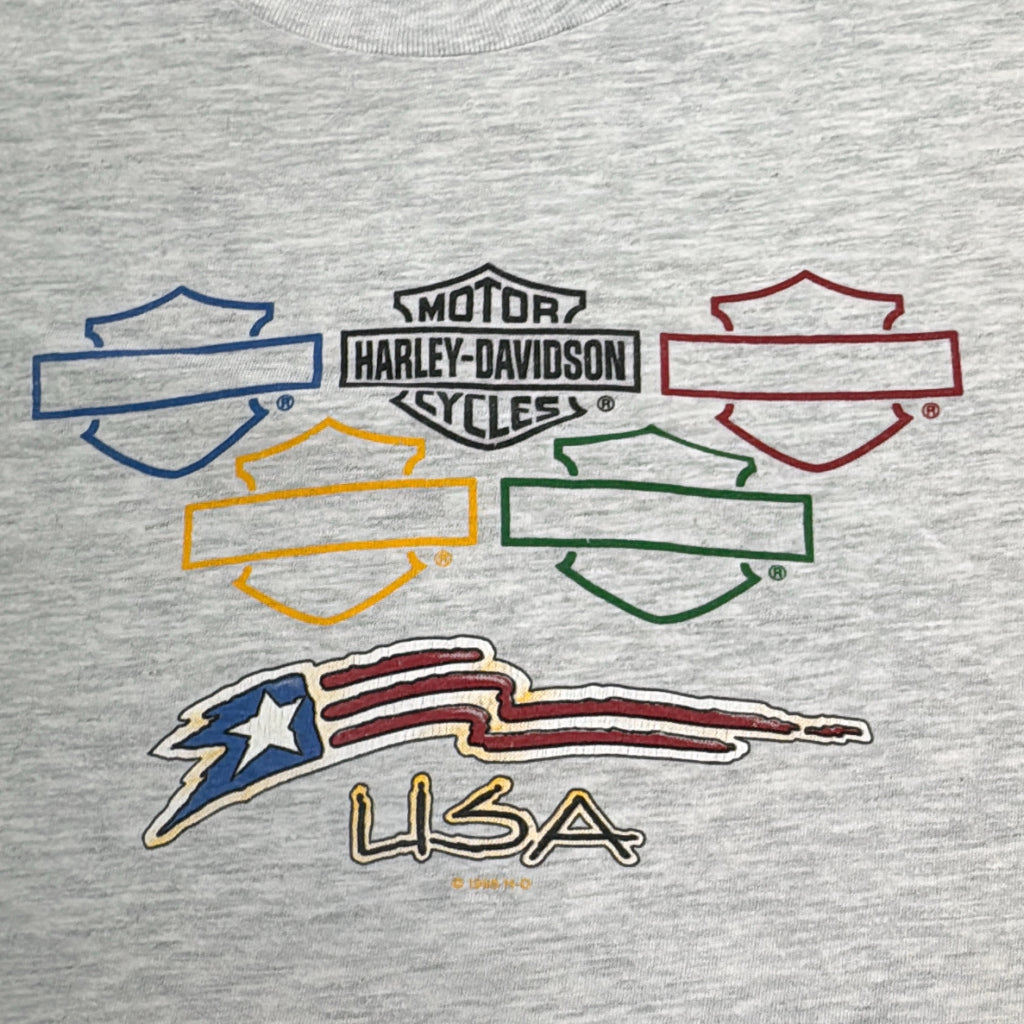 90s HARLEY DAVIDSON Motorcycle T-Shirt