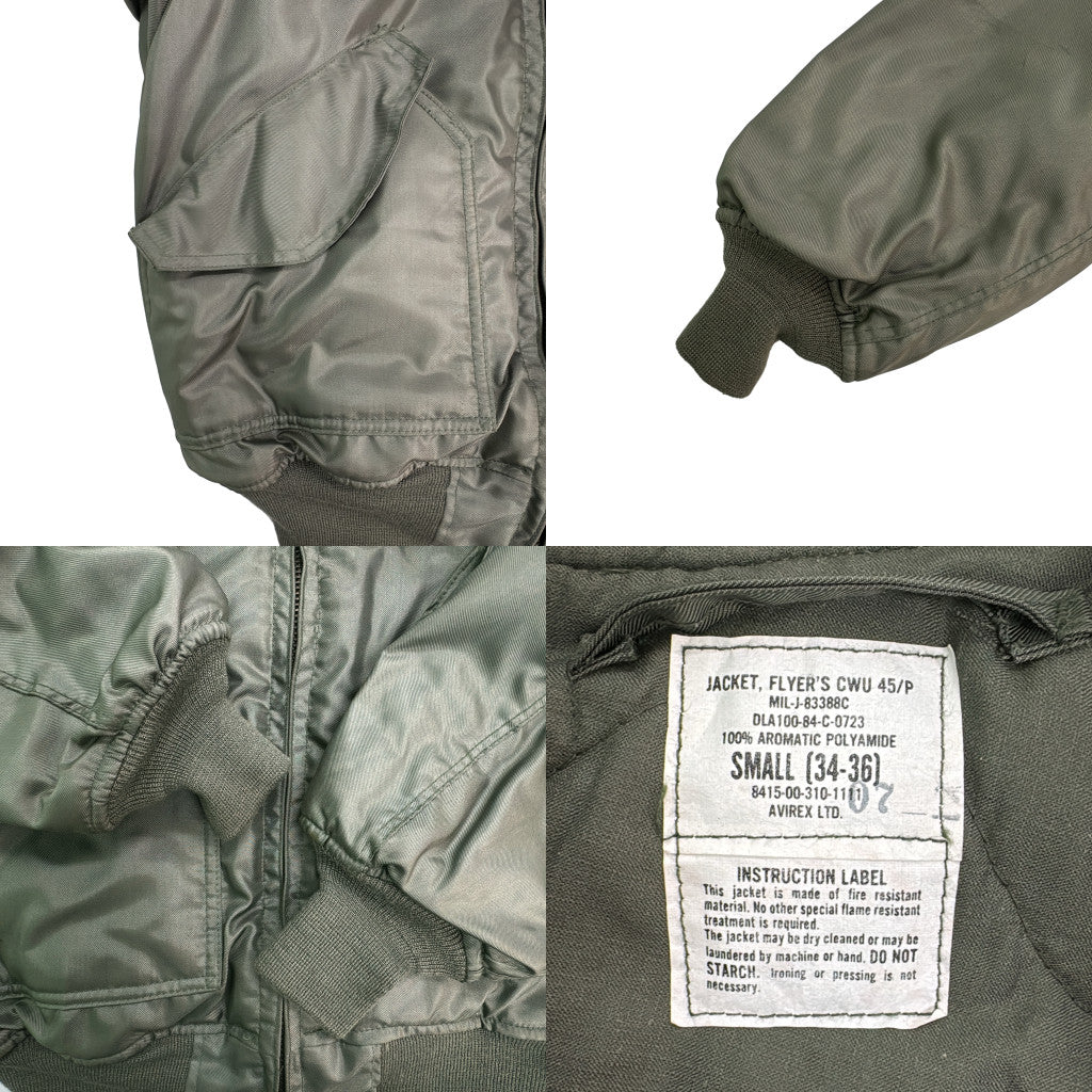 80s U.S.AIRFORCE CWU-45/P Flight Jacket Military Jacket