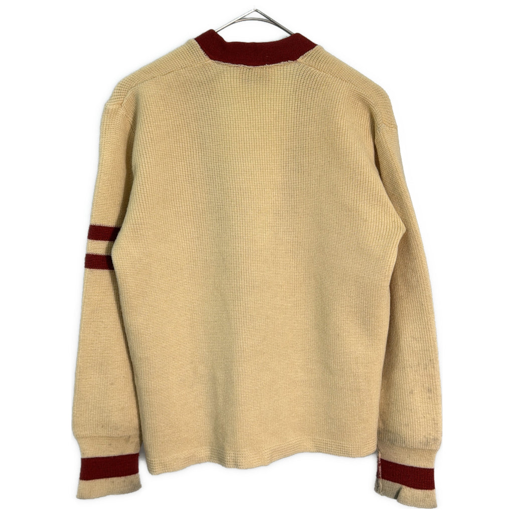50s CLOVERDALE KNITTING MILLS Lettered Cardigan