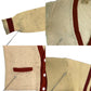50s CLOVERDALE KNITTING MILLS Lettered Cardigan