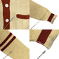 50s CLOVERDALE KNITTING MILLS Lettered Cardigan