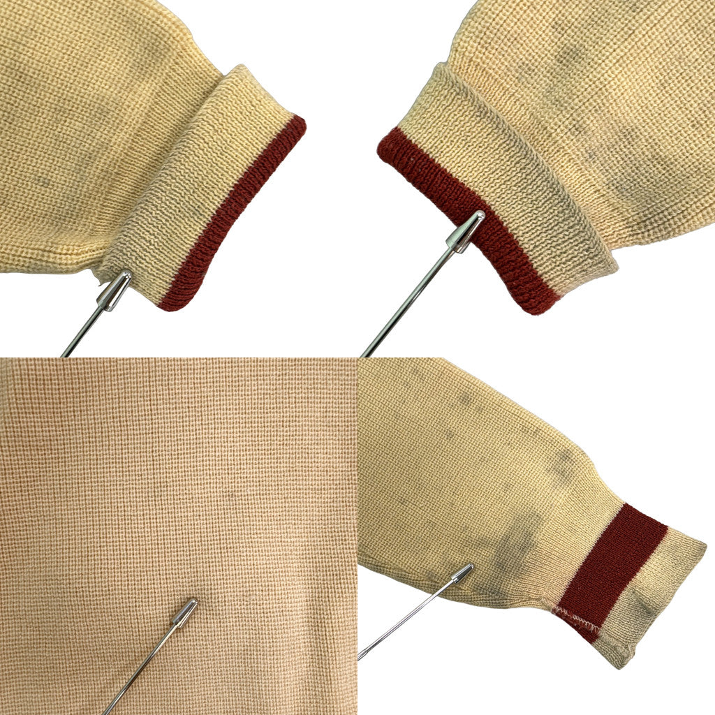 50s CLOVERDALE KNITTING MILLS Lettered Cardigan