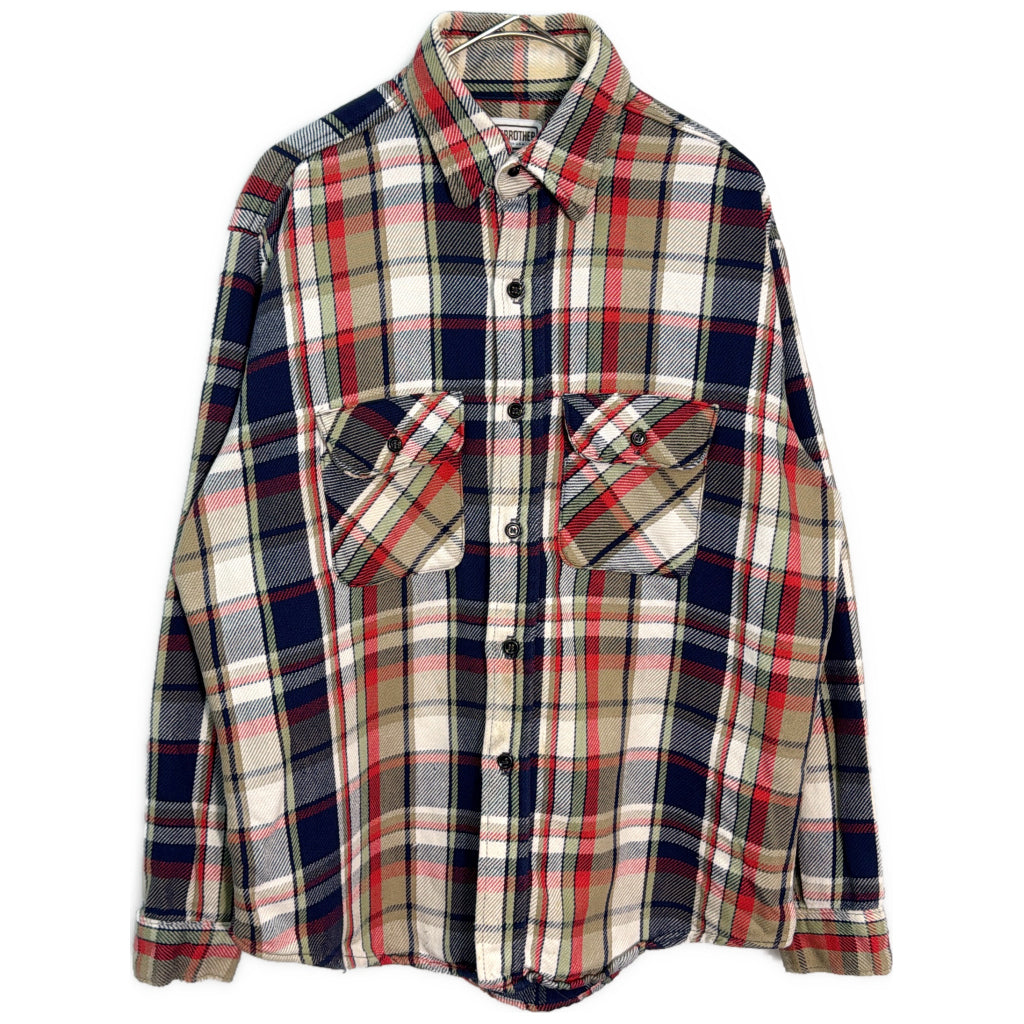 80s FIVE BROTHER Flannel Shirt