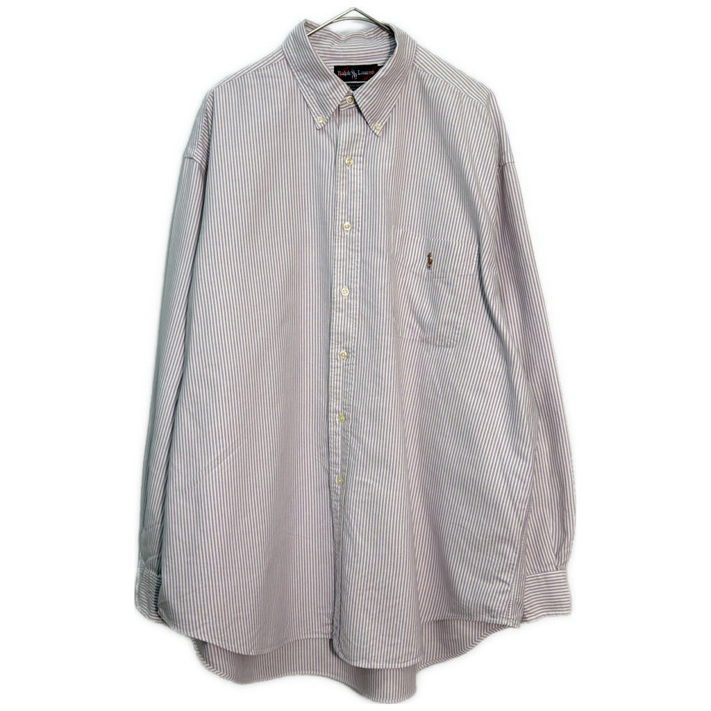 RALPH LAUREN BIG SHIRT Stripe Shirt