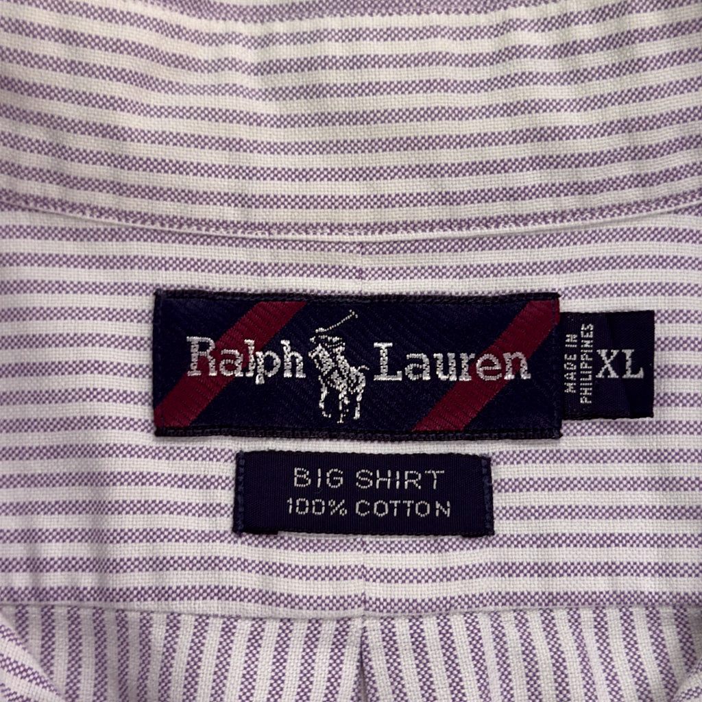 RALPH LAUREN BIG SHIRT Stripe Shirt