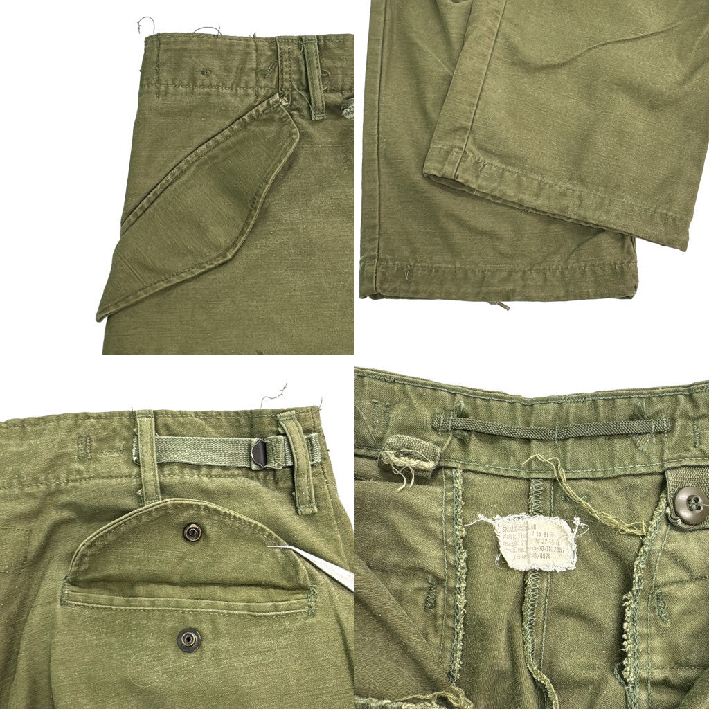 70s U.S. ARMY M-65 Field Trousers Military Pants