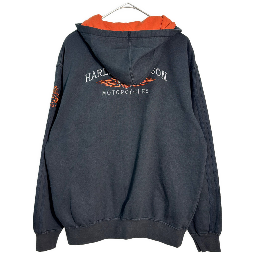 00s HARLEY DAVIDSON Full Zip Hoodie