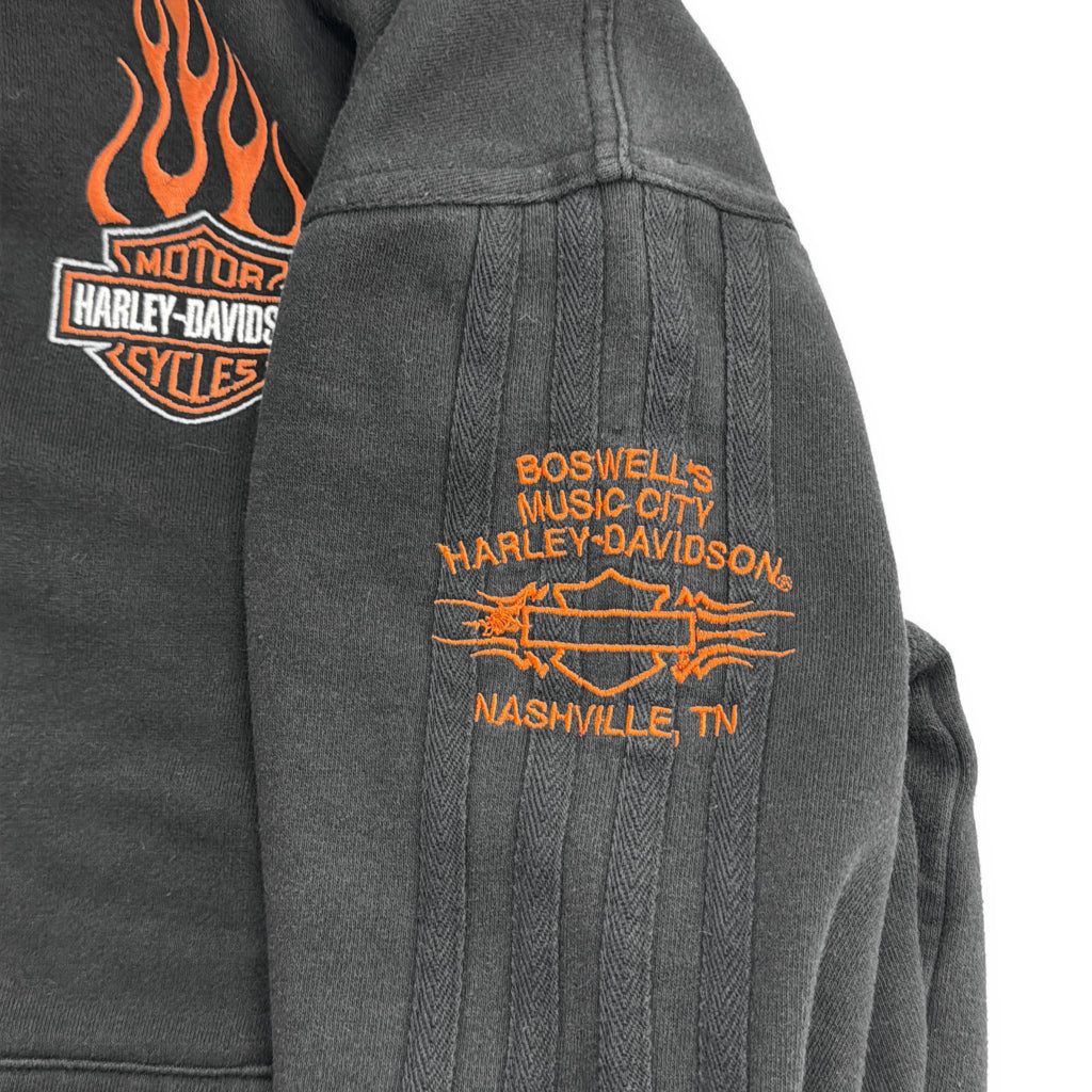 00s HARLEY DAVIDSON Full Zip Hoodie