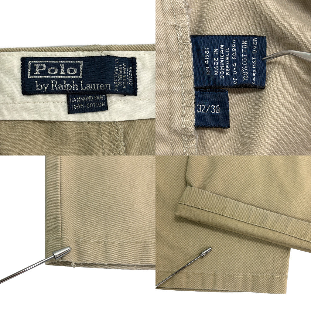 90s Polo by Ralph Lauren HAMMOND PANT Chino Pants
